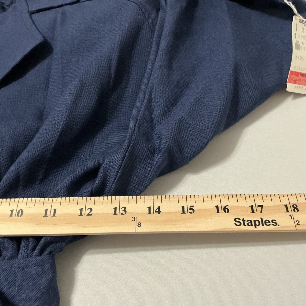 Vintage 1980s Deadstock Sears Navy Size 3/4 Juniors Blazer/Jacket-NWT - Picture 6 of 7